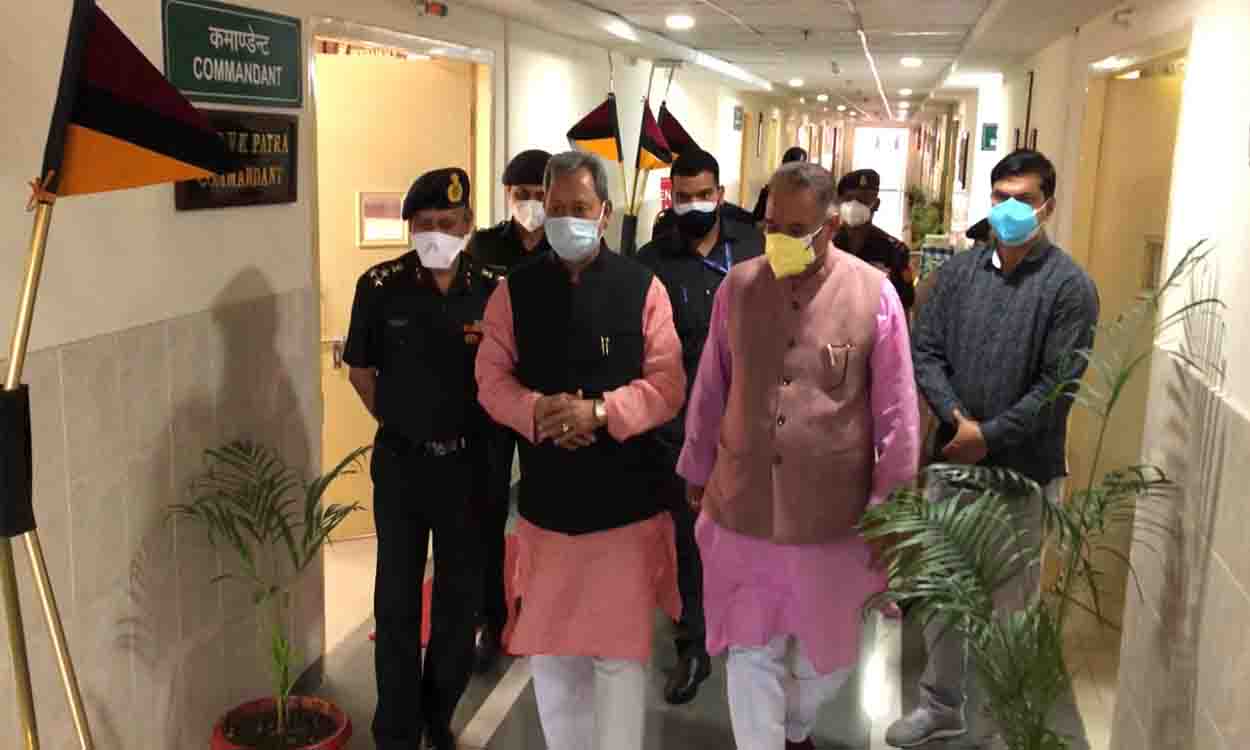 CM visits MH, assures all necessary resources