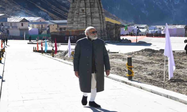 Visit ancient shrines too with your children, exhorts Modi in Kedarnath