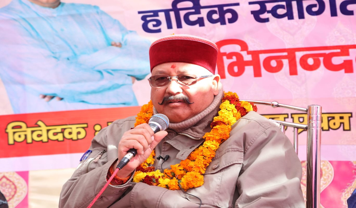 Satpal Maharaj lays foundation stone for Kunjkhal-Barsund Devta motorway