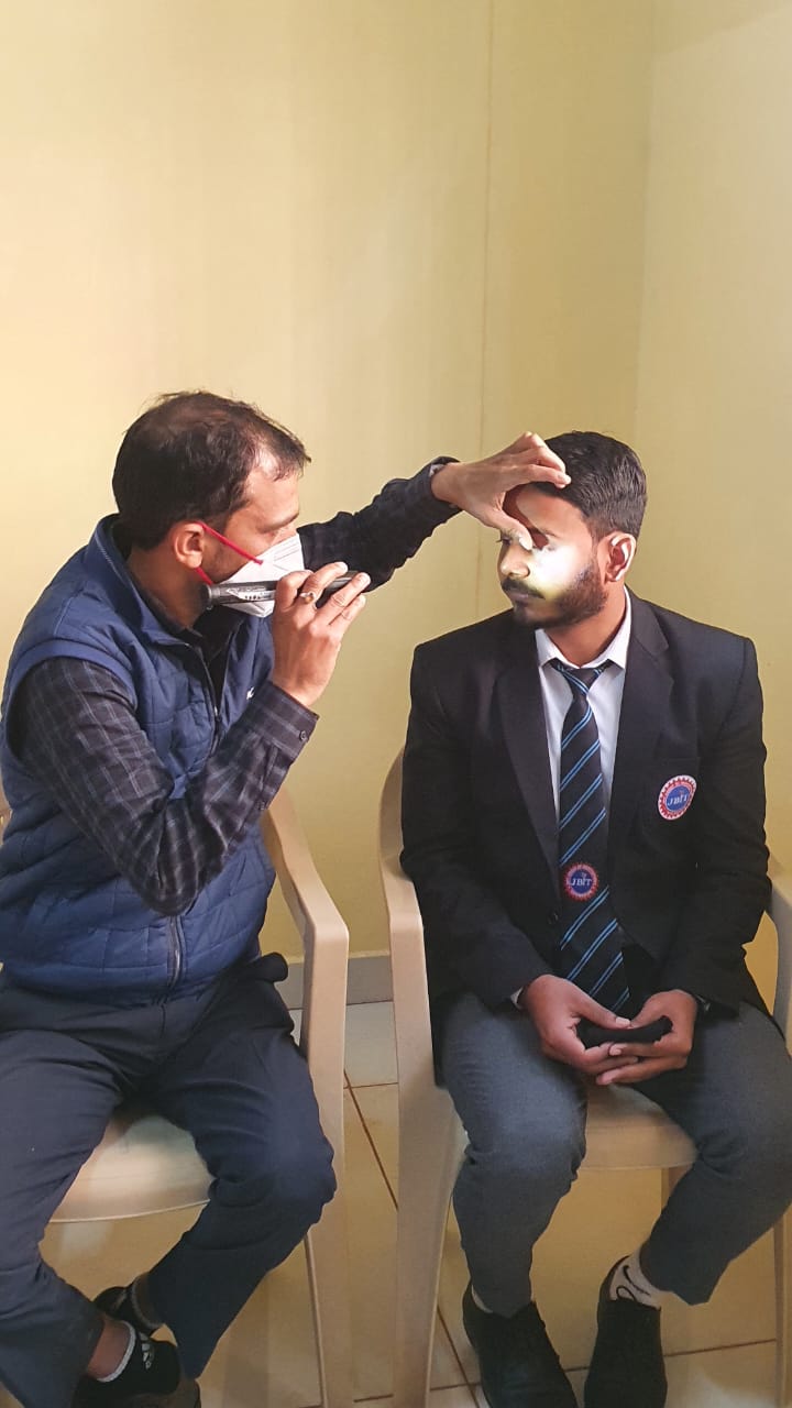Free eye checkup camp held at JBIT