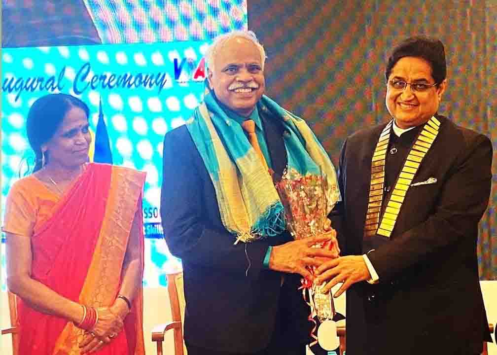 Dr BKS Sanjay felicitated at UPOCON