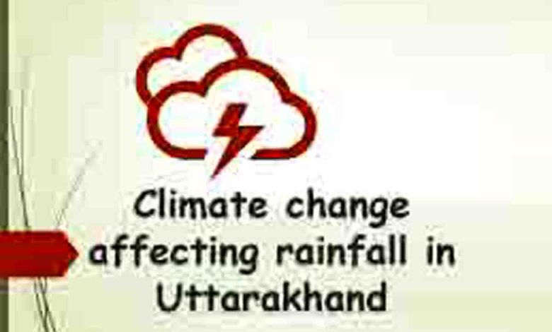 Climate change in uttarakhand