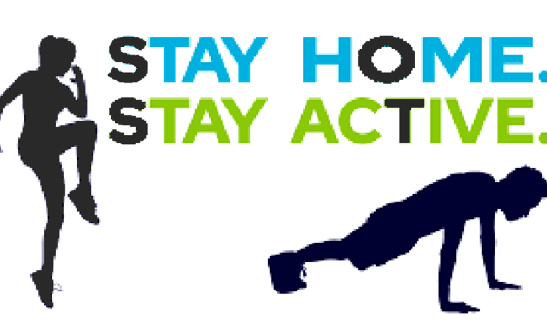 Exercises should be continued at home to stay fit