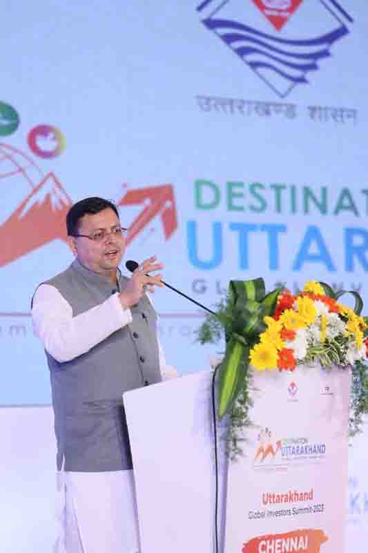 CM Dhami woos Chennai investors with ‘peace to prosperity’ motto of U’khand