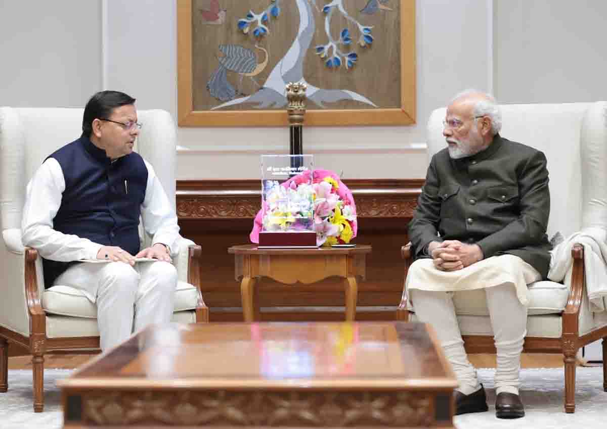 Dhami Invites Modi To Inaugurate Global Investors Summit-2023 - Pioneer ...