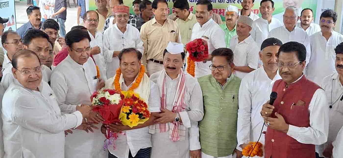 Nizamuddin, Butola given rousing reception at Rajiv Bhawan - Pioneer ...