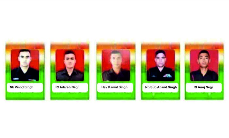 5 braves from U'khand attain martyrdom in Kathua terrorist attack