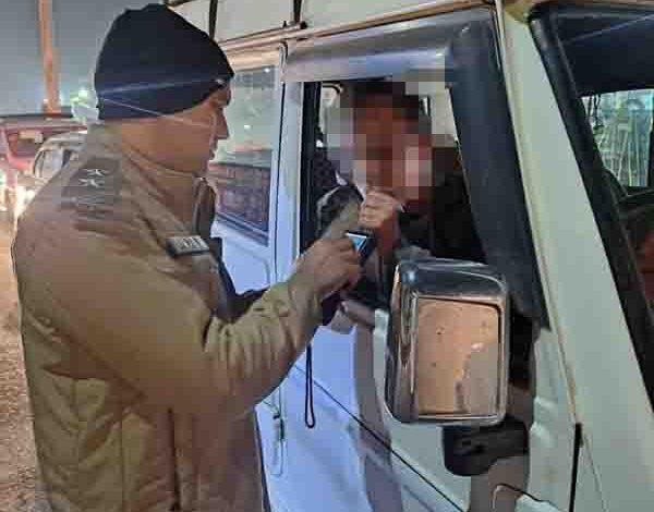 156 nabbed for drunk driving in Dehradun