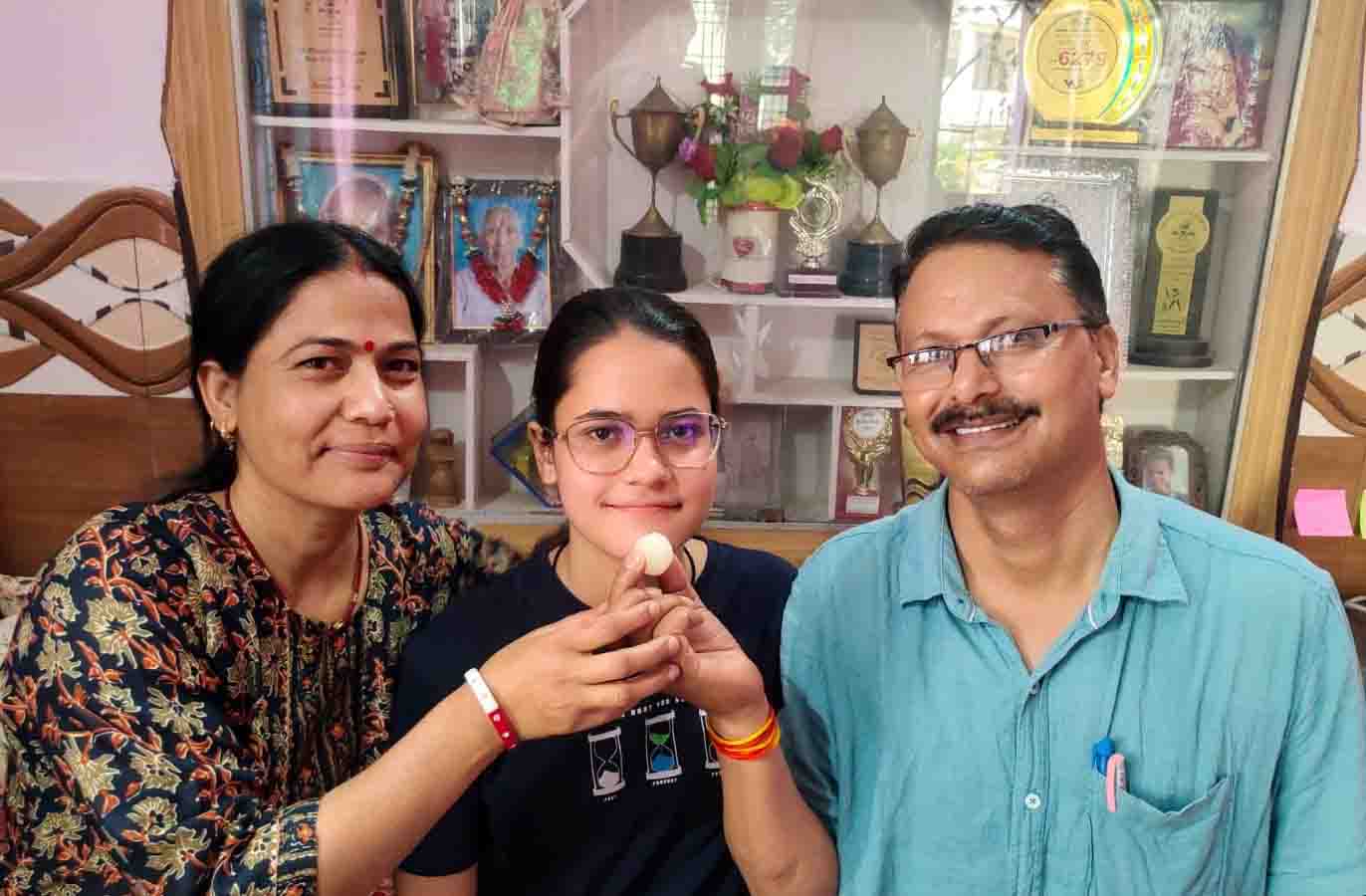 Rana became State topper in UVSP class XII board examination