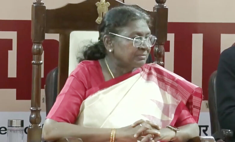 President gets emotional as visually impaired children sing birthday song