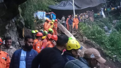 Two dead, one missing after landslide on Yamunotri route