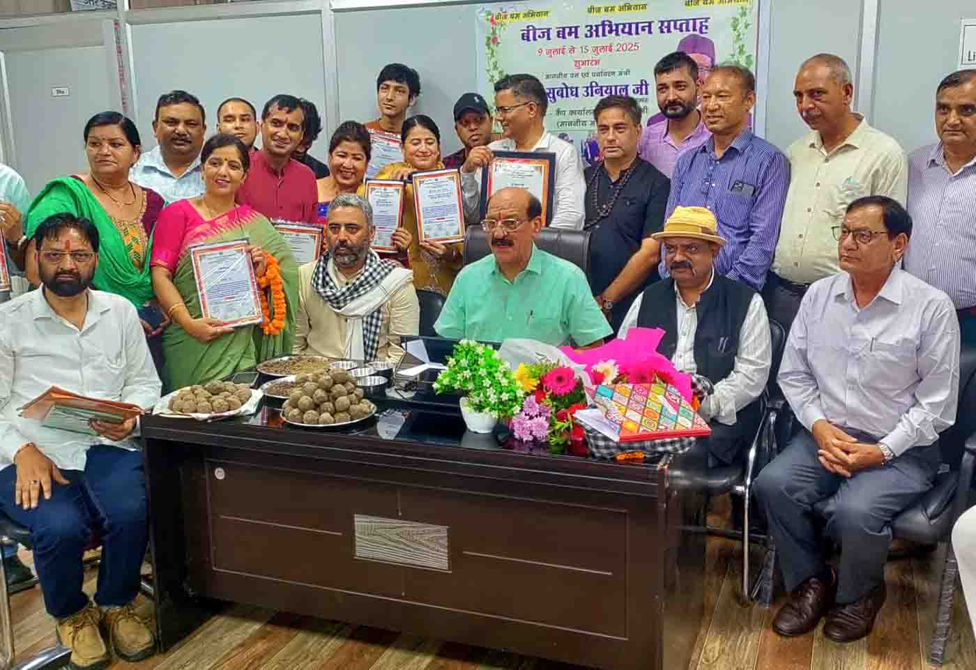 seed bomb campaign's incorporation in Forest plan