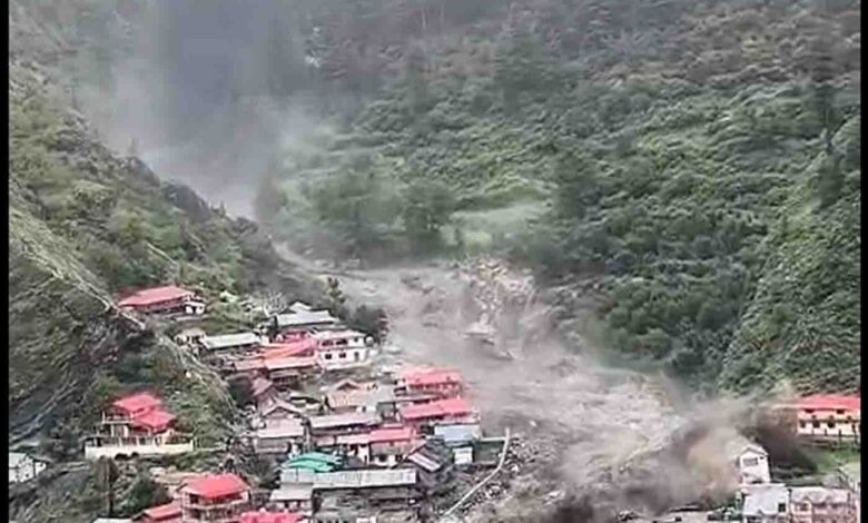 Cloud burst in Uttarkashi