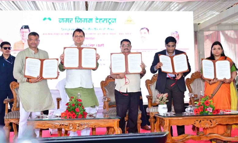 Dhami inaugurates Yoga park, launches AI Chatbot Nigam Sarathi