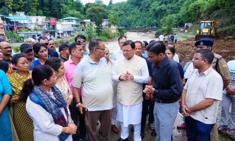 CM Dhami takes stock of disaster, assures every possible help to affected people