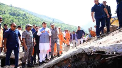 CM Dhami visits disaster affected Chamoli and Rudraprayag districts