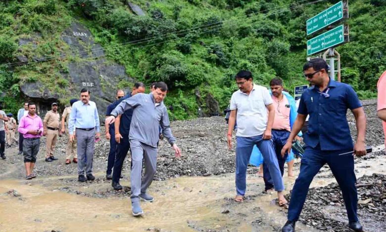 CM Dhami visits disaster affected areas of Dehradun
