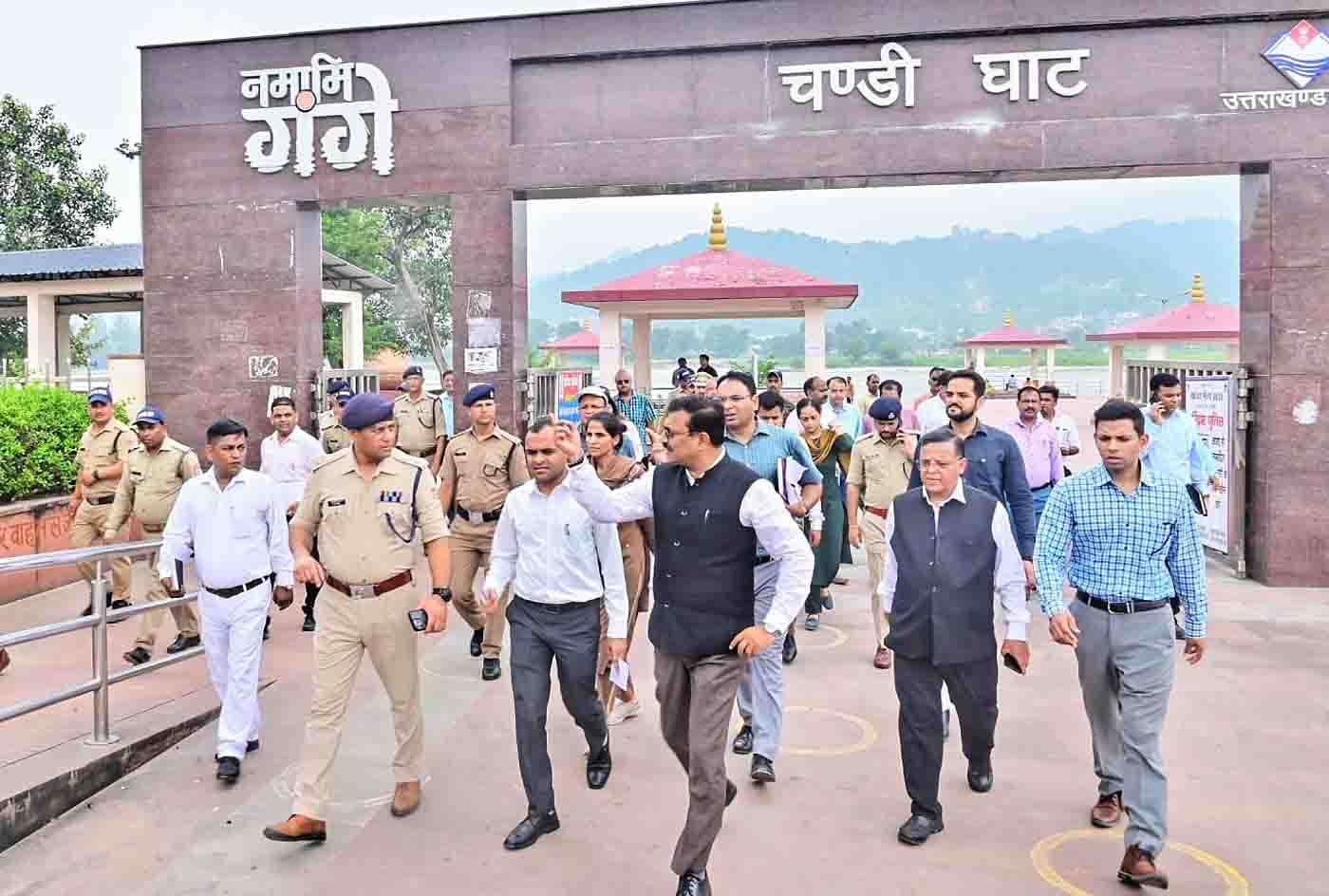 CS Bardhan inspects preparations for Haridwar Kumbh Mela 2027