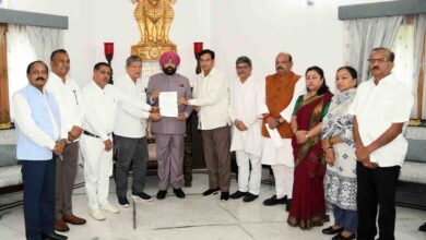 Cong leaders meet governor, seek CBI probe in George Everest Estate scam