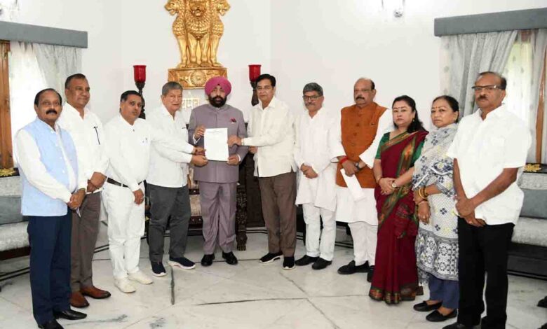 Cong leaders meet governor, seek CBI probe in George Everest Estate scam