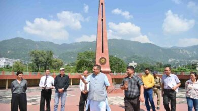 Minister inspects upcoming Sainnya Dham in Gunyal Gaon