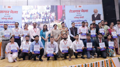 215 candidates appointed to various departments in Rozgar Mela