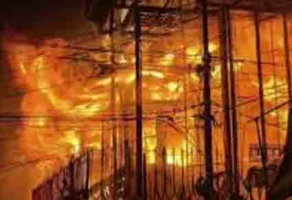 After 2 months, fire breaks out at Old London House again