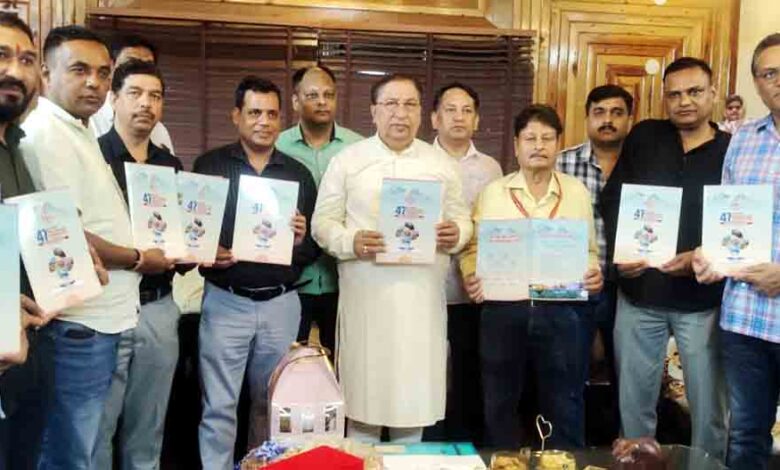 Bansal unveils brochure of PRSI conference slated in Doon this December