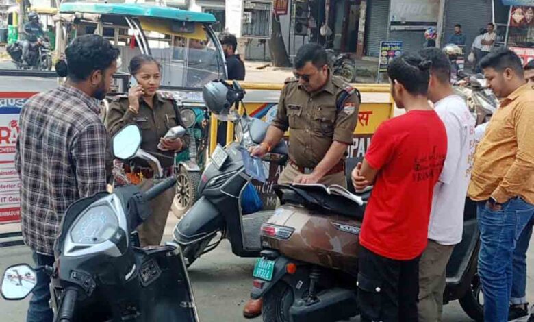 Dehradun police collect Rs 2.93 lakh in fines during festive season checking drive