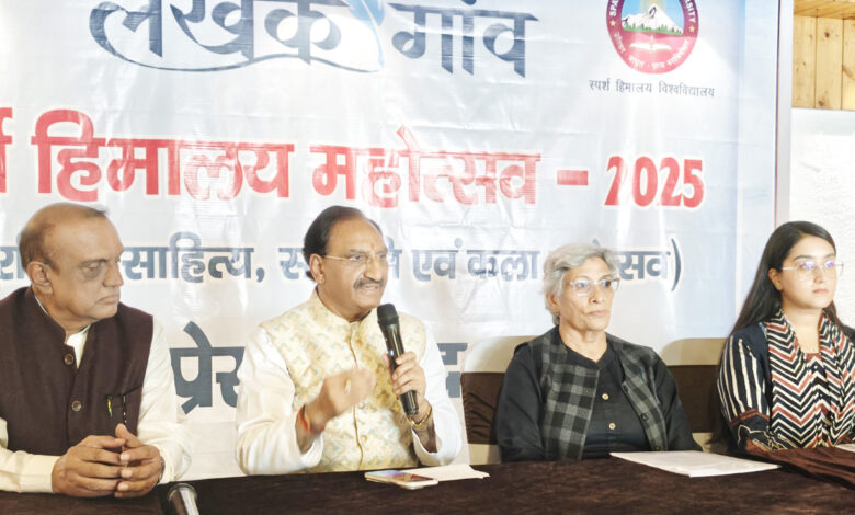Sparsh Himalaya Mahotsav to celebrate literature,
