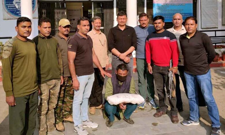 Haridwar resident arrested with 22-inch-long elephant tusk