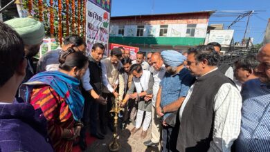 PCC chief inaugurates 10 years versus 15 years exhibition