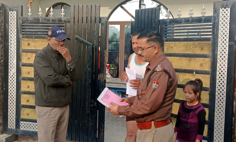 Police & LIU conduct tenant verification drive ahead of PM’s visit.jpg