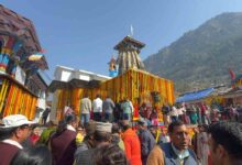 Devotees throng Omkareshwar for announcement of Kedarnath's reopening on Sunday