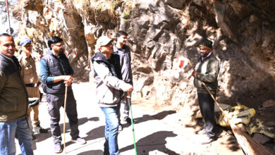 A day ahead of Yatra commencement, DM visits Yamunotri Dham