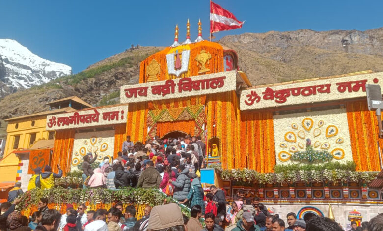 Badrinath Dham ritually opened to devotees, all Char Dham now open