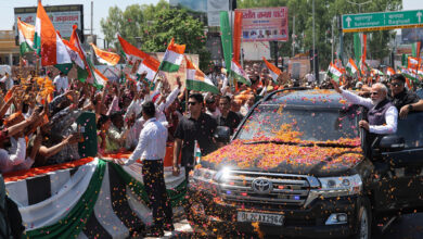 Overwhelming support and affection in 12-kilometre roadshow PM Modi