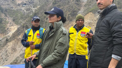 Rudraprayag SP inspects Kedarnath route on foot, reviews security