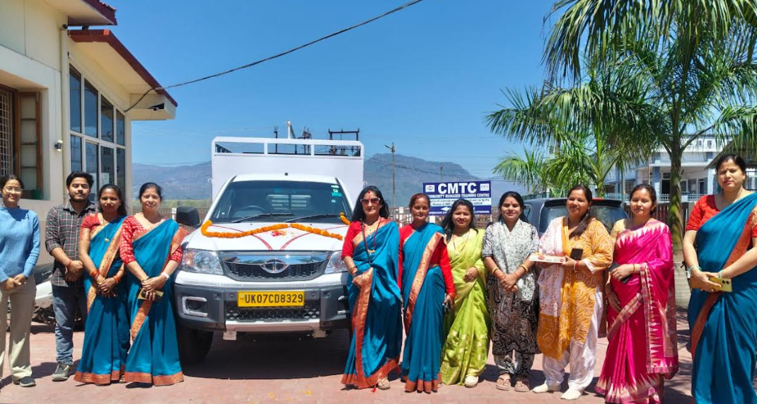 SHGs in Doiwala get pickup vehicle to cut transport costs Rural Department