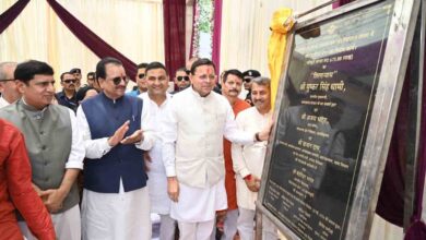 CM lays foundation stone of media centre in Haldwani