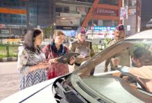 105 challans issued, 15 vehicles seized in night checking drive