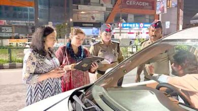105 challans issued, 15 vehicles seized in night checking drive