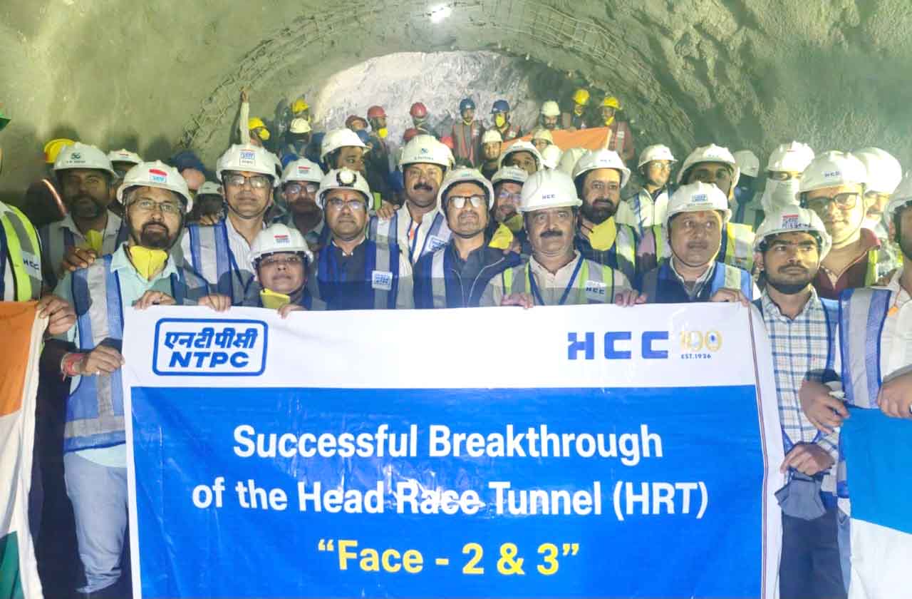 NTPC's project achieves Head Race Tunnel breakthrough