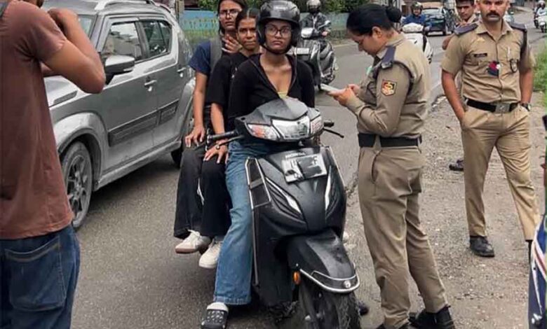 Special enforcement drive for monsoon season Challan issued to 92 vehicles