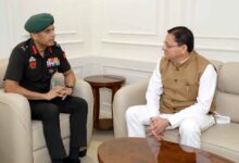 CM holds discussion with DG NCC in New Delhi