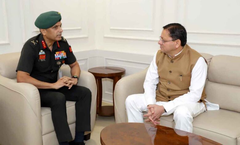 CM holds discussion with DG NCC in New Delhi