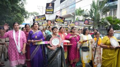 Carrying Rakhis, Mahila Cong workers demand justice for Ankita