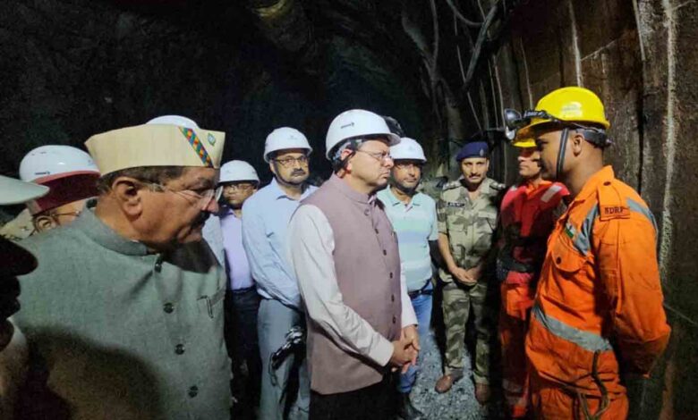 CM reaches Chamoli to check on disaster victims